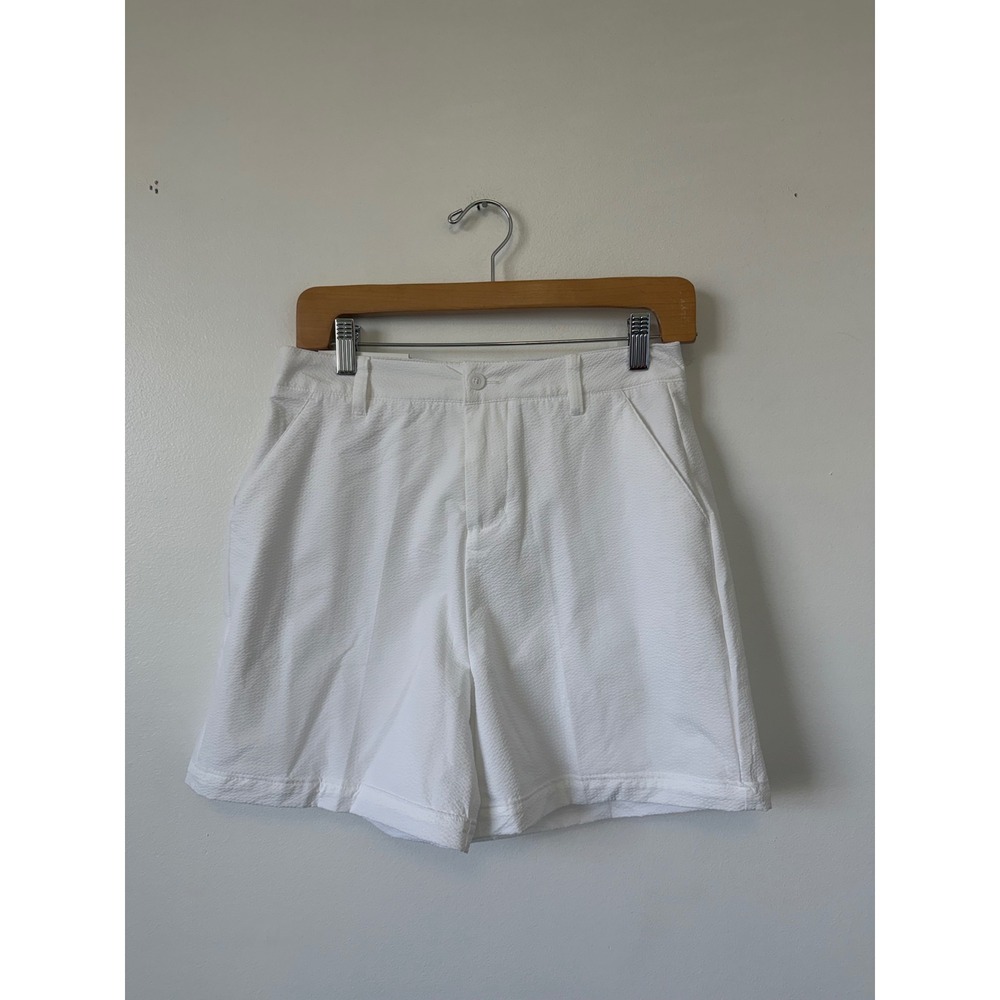 NWT Walter Hagen Seersucker Golf Shorts – White – Women's - size 4 - Picture 2 of 6